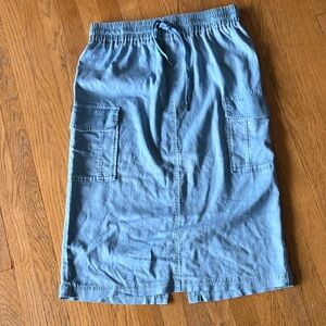 Threads 4 Thought Sky Blue Midi Skirt